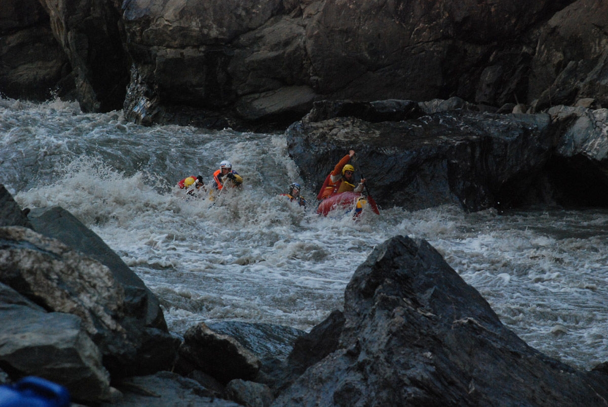 Rafting on Pshavi's Aragvi